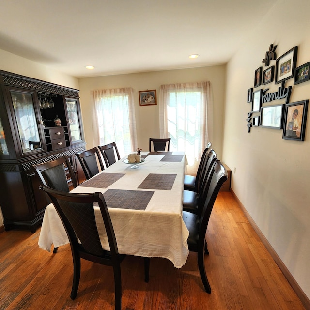 408 Sassafrass Way, Stroudsburg, PA 18360 - dining space featuring light wood finished floors and recessed lighting
