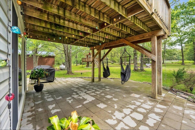 84 Deer View Dr, Jim Thorpe, PA 18229 - view of patio with grilling area