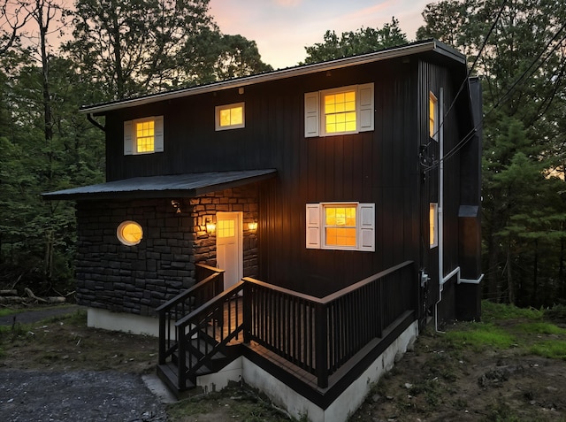 16 Norman Dr, East Stroudsburg, PA 18302 - view of front of property featuring stone siding