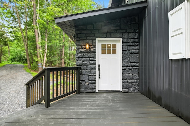 16 Norman Dr, East Stroudsburg, PA 18302 - view of wooden terrace