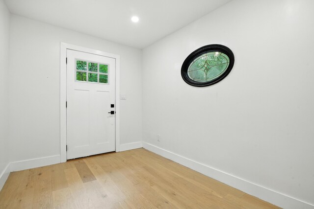 16 Norman Dr, East Stroudsburg, PA 18302 - foyer entrance featuring light wood finished floors and recessed lighting