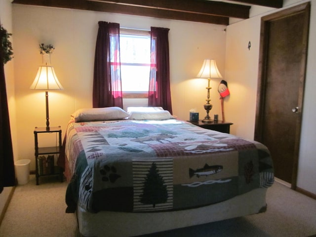 bedroom featuring carpet floors