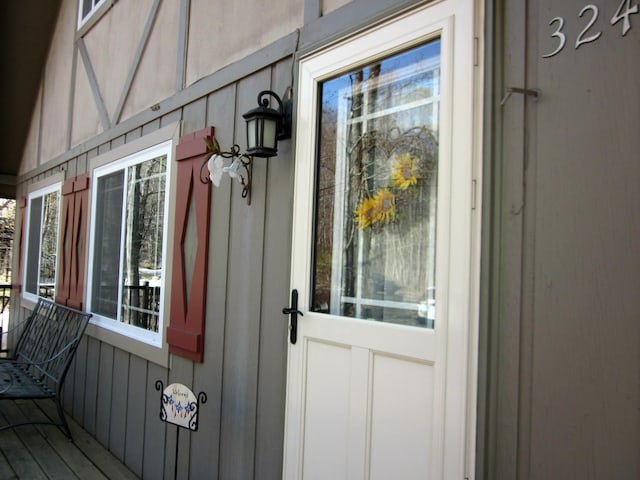 view of entrance to property
