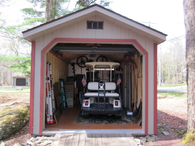 view of outbuilding with an outdoor structure