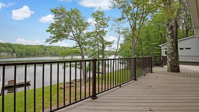 300 Indian Lake Trl, White Haven, PA 18661 - deck featuring a water view