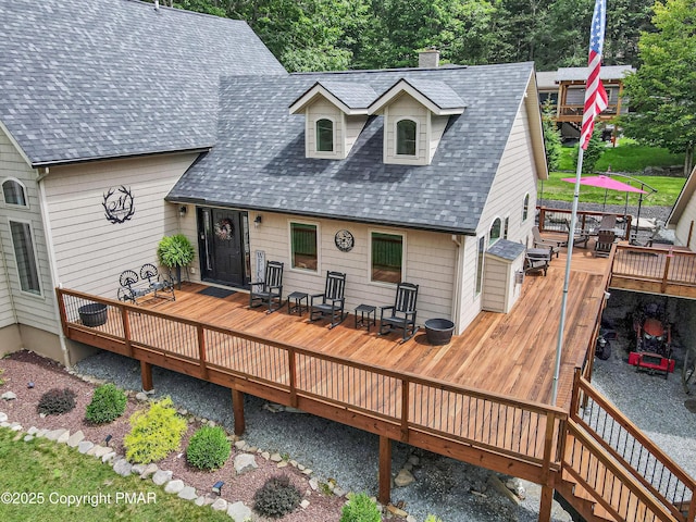 view of deck