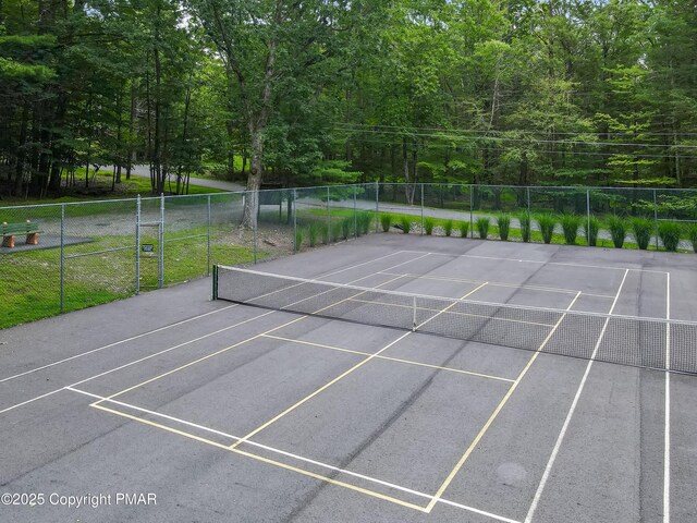 view of sport court