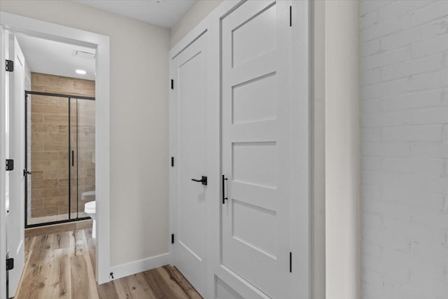 15 Locust Ridge Rd, Thornhurst, PA 18424 - hall with light wood-type flooring and baseboards