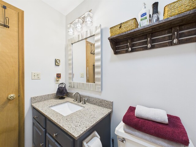 5541 Fox Rd, Pocono Pines, PA 18350 - bathroom featuring vanity and toilet