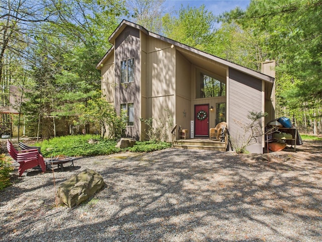 5541 Fox Rd, Pocono Pines, PA 18350 - view of outbuilding featuring an outdoor fire pit