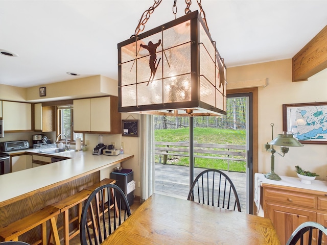 5541 Fox Rd, Pocono Pines, PA 18350 - dining area featuring wood finished floors