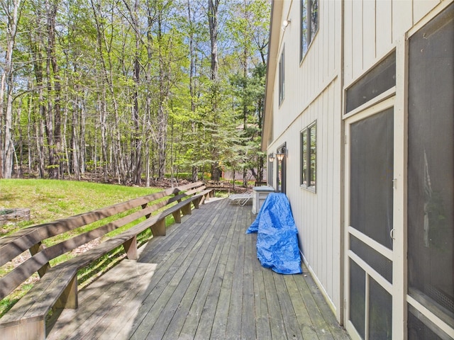 5541 Fox Rd, Pocono Pines, PA 18350 - view of deck