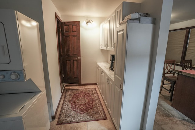 569 Lafayette Ave, Palmerton, PA 18071 - laundry area with stacked washing machine and dryer