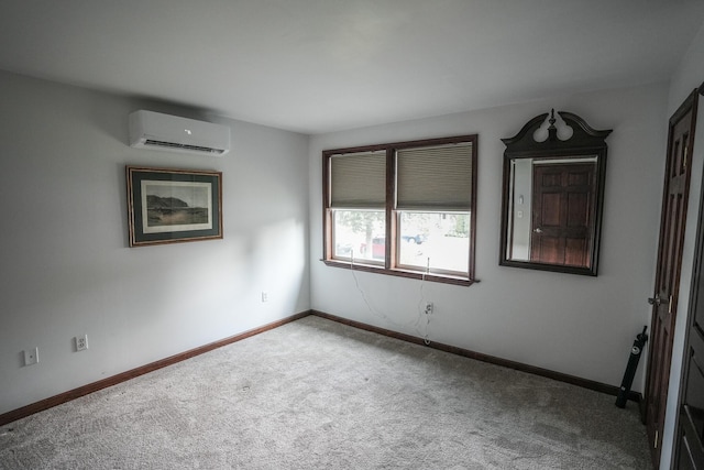 569 Lafayette Ave, Palmerton, PA 18071 - carpeted spare room with a wall mounted AC and baseboards