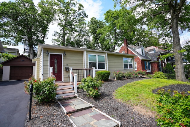 569 Lafayette Ave, Palmerton, PA 18071 - view of front of home featuring an outbuilding and a detached garage