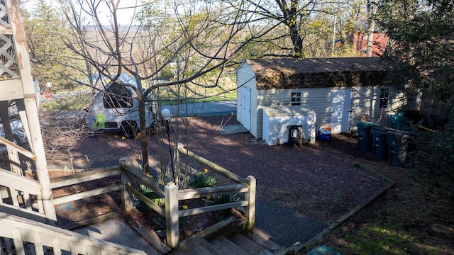 3193 Pine Ridge Dr, Bushkill, PA 18324 - view of yard featuring an outdoor structure and a shed