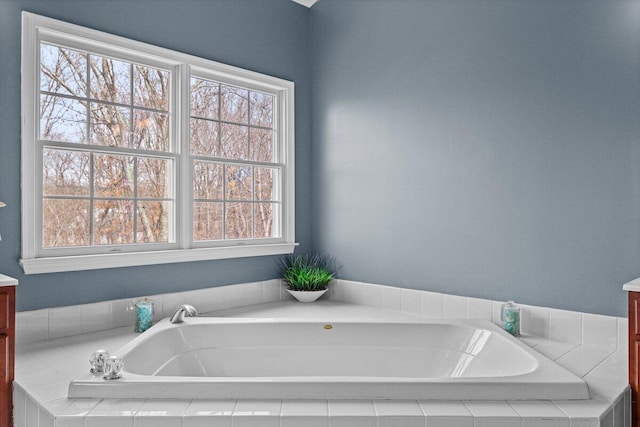 255 Rising Meadow Way E, Stroudsburg, PA 18302 - bathroom with vanity and a bath