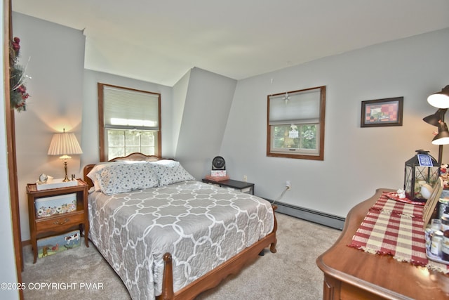 4462 Woodside Dr, East Stroudsburg, PA 18301 - bedroom featuring carpet flooring and baseboard heating