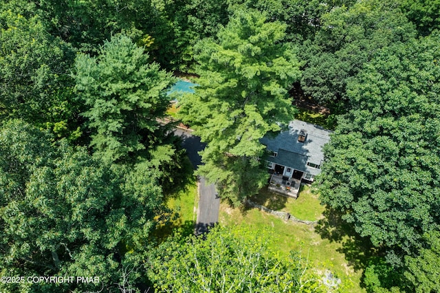 4462 Woodside Dr, East Stroudsburg, PA 18301 - aerial view of property and surrounding area