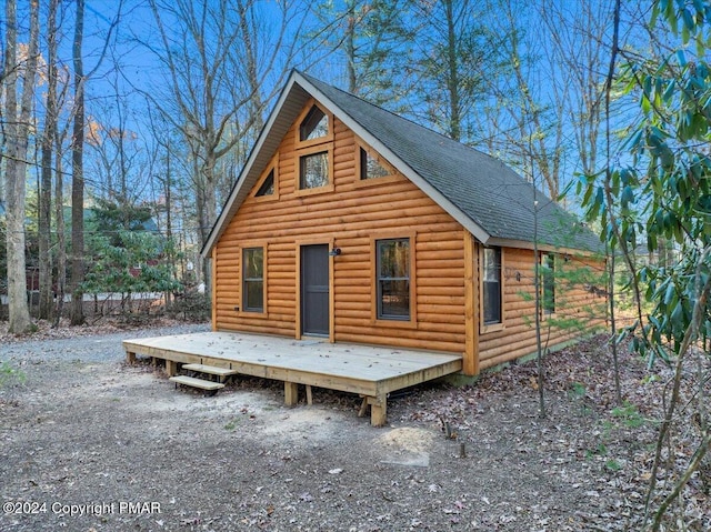 view of outdoor structure