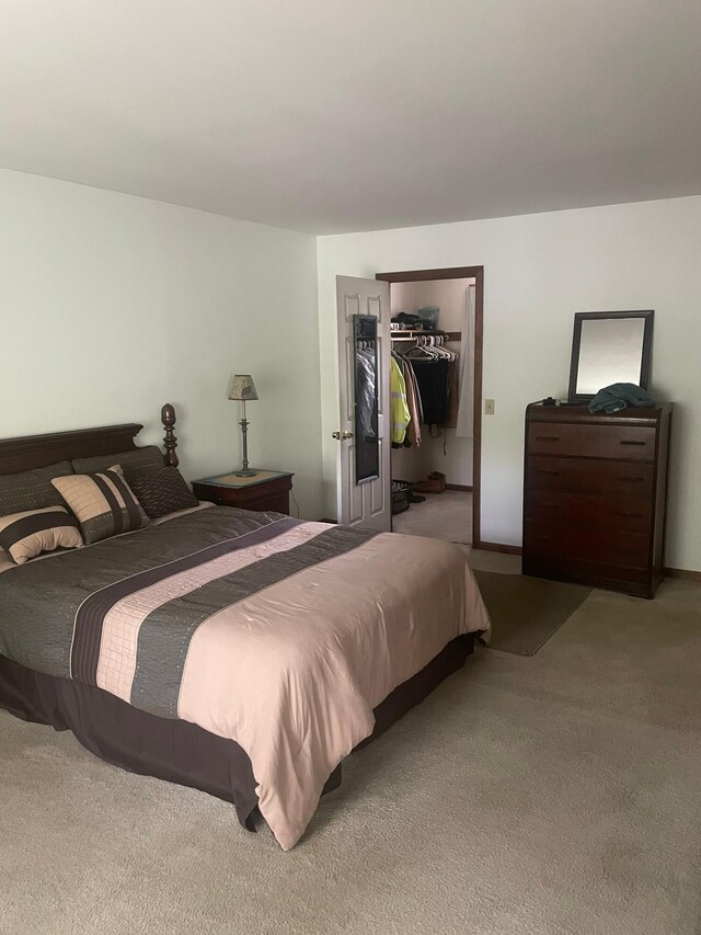2852 Oak View Ln, Tobyhanna, PA 18466 - carpeted bedroom with a walk in closet and a closet