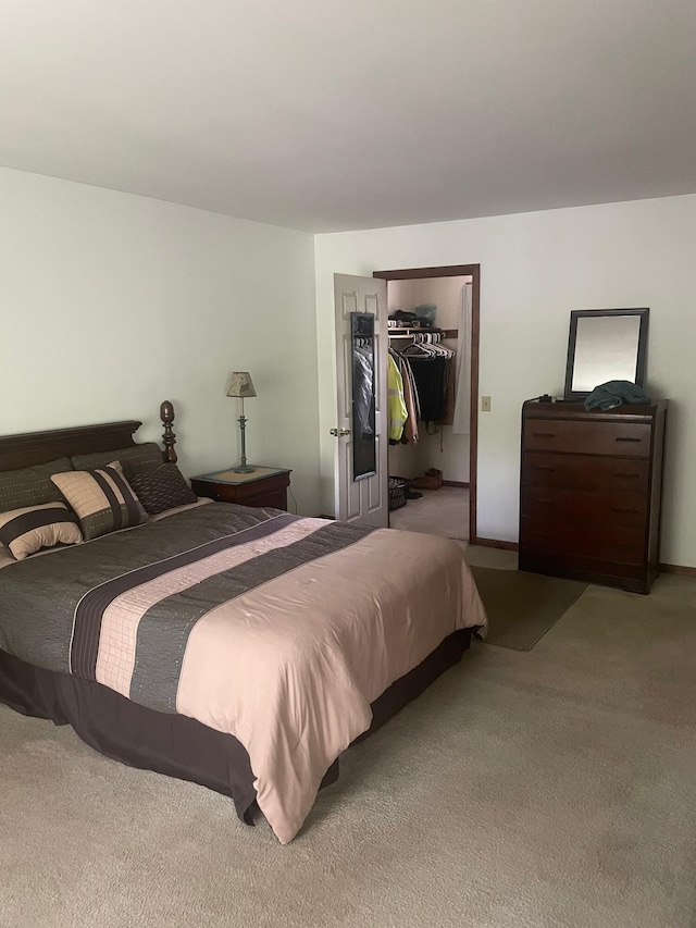 2852 Oak View Ln, Tobyhanna, PA 18466 - carpeted bedroom with a walk in closet and a closet