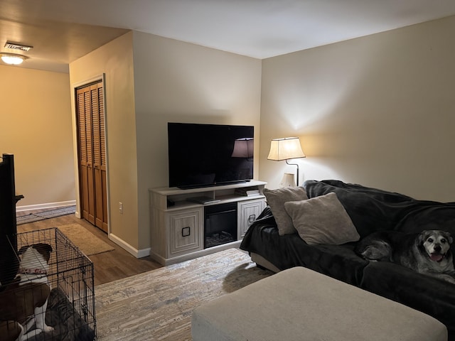 462 Plane St, Weatherly, PA 18255 - living room with wood finished floors and baseboards