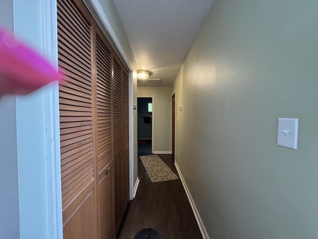 462 Plane St, Weatherly, PA 18255 - corridor with dark wood-type flooring and baseboards