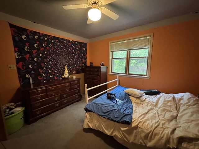 462 Plane St, Weatherly, PA 18255 - bedroom featuring carpet and a ceiling fan