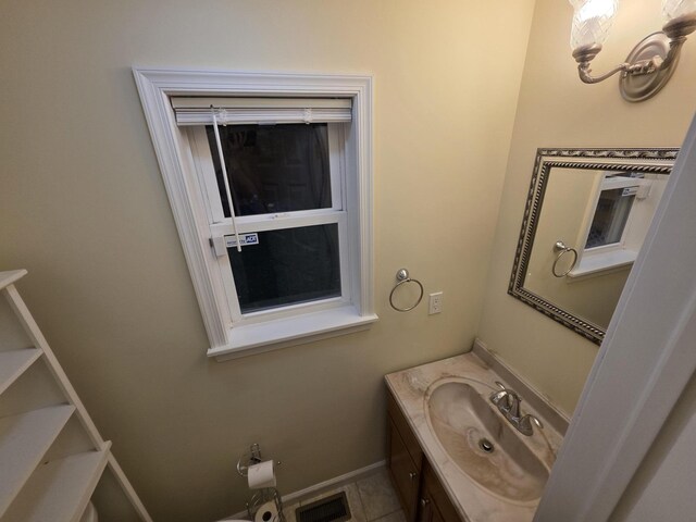 210 Grouse Run, Cresco, PA 18326 - bathroom with vanity and baseboards