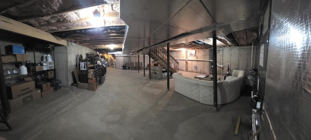 210 Grouse Run, Cresco, PA 18326 - view of unfinished below grade area