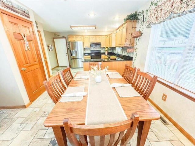 3708 Bayberry Dr, Danielsville, PA 18038 - dining area with baseboards