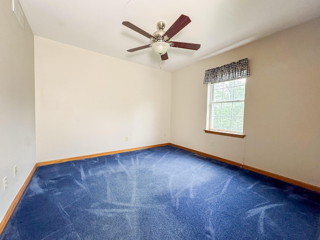3708 Bayberry Dr, Danielsville, PA 18038 - empty room featuring carpet flooring and a ceiling fan