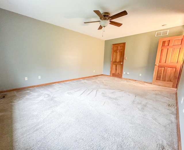 3708 Bayberry Dr, Danielsville, PA 18038 - carpeted spare room with ceiling fan and baseboards