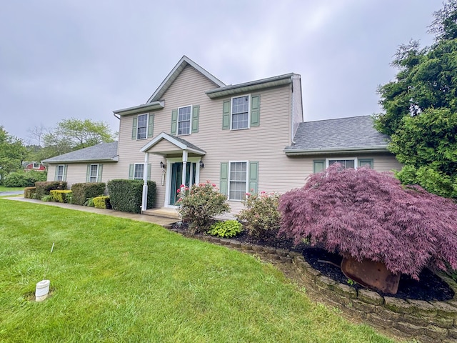 3708 Bayberry Dr, Danielsville, PA 18038 - colonial-style house with a front yard and a shingled roof