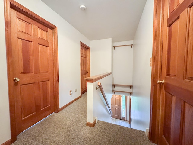 3708 Bayberry Dr, Danielsville, PA 18038 - hallway featuring an upstairs landing and light carpet