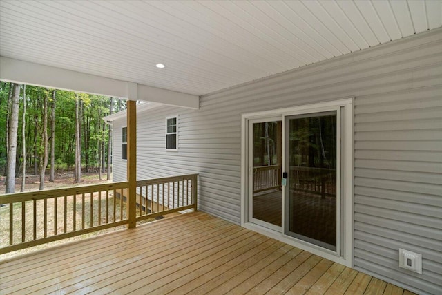 156 Crabapple Ln, Kunkletown, PA 18058 - view of wooden terrace