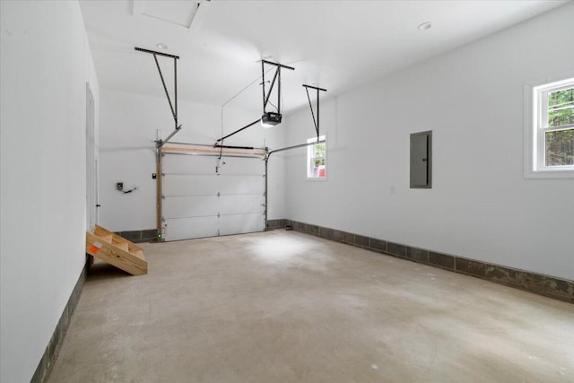 156 Crabapple Ln, Kunkletown, PA 18058 - garage with electric panel and a garage door opener