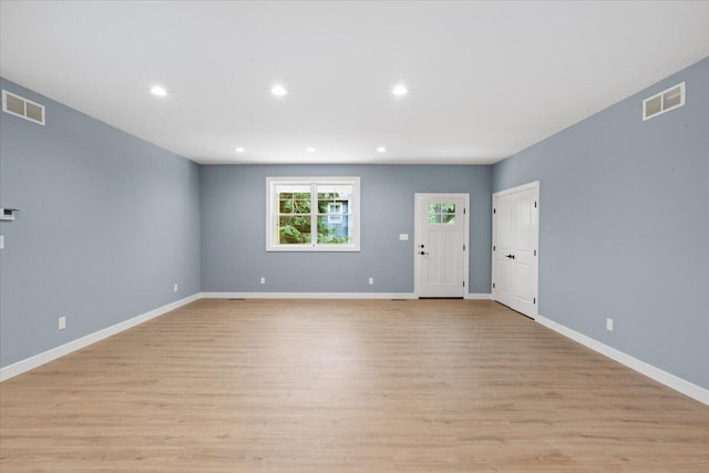 156 Crabapple Ln, Kunkletown, PA 18058 - spare room with light wood finished floors and recessed lighting