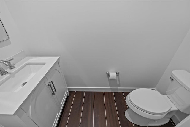 156 Crabapple Ln, Kunkletown, PA 18058 - bathroom with vanity and wood finished floors