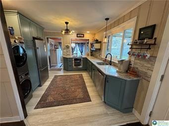 333 Decker Ferry Rd, Mount Bethel, PA 18343 - kitchen featuring freestanding refrigerator, light wood-style flooring, and light countertops