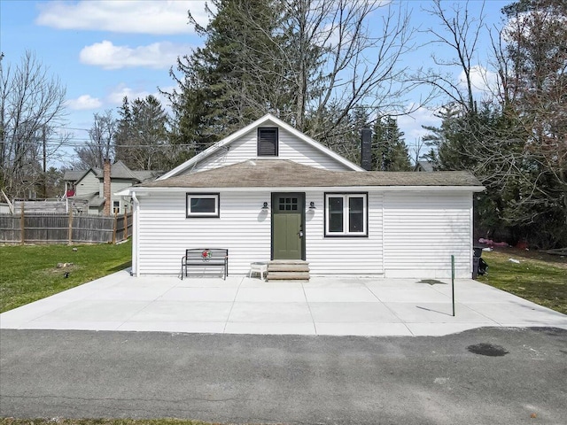 109 Silver Ln, Cresco, PA 18326 - view of front of property with entry steps, a shingled roof, and a patio area