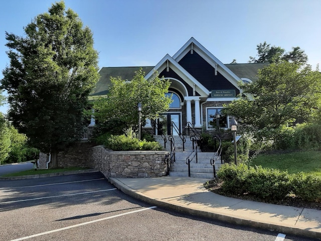 455 Laurel Pine Rd, Cresco, PA 18326 - craftsman-style house with uncovered parking