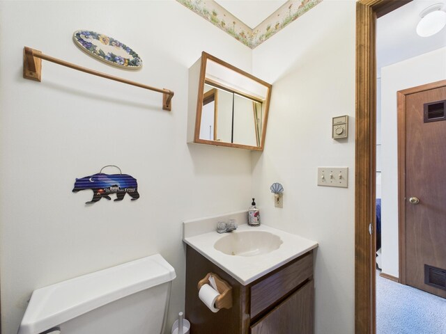 199 Wyomissing Dr, Pocono Lake, PA 18347 - half bathroom featuring vanity and toilet
