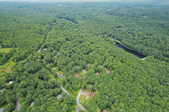 2726 Pocono Cir, Bartonsville, PA 18321 - aerial overview of property's location featuring a heavily wooded area