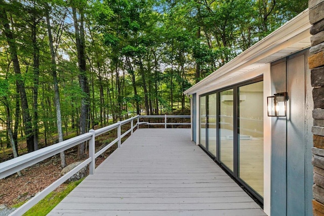173 Water View Dr, Hawley, PA 18428 - view of wooden terrace