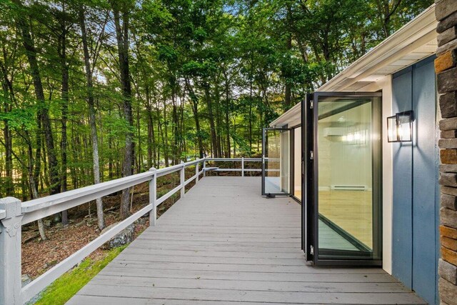 173 Water View Dr, Hawley, PA 18428 - view of deck