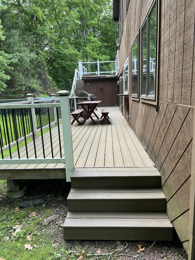 209 Edward Smith Blvd, East Stroudsburg, PA 18302 - view of wooden deck