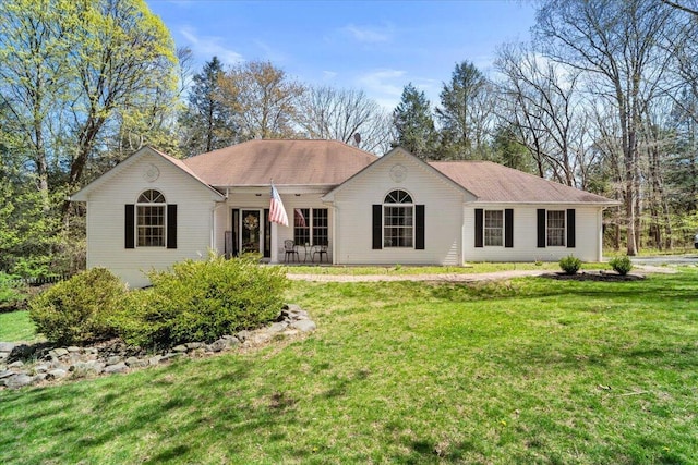 250 Grouse Run, Cresco, PA 18326 - ranch-style house featuring a front yard