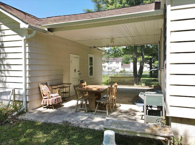207 Scenic Dr, Kunkletown, PA 18058 - view of patio / terrace featuring outdoor dining space